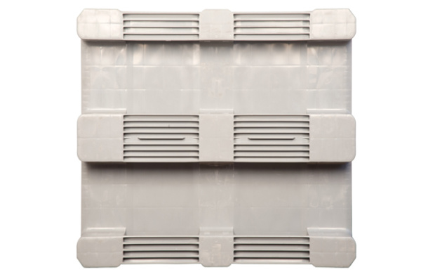 Фото пластиковый поддон на 3-х полозьях ir 1208-3r-g 1200х800х160 мм сплошной гигиенический, серый на сайте www.kiit.ru в интернет-каталоге КИИТ ☎ +7(800) 707-07-45