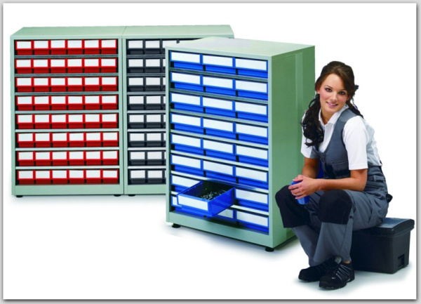 Фото кассетница treston 4840 на 48 цветных лотка, ячеек на сайте www.kiit.ru в интернет-каталоге КИИТ ☎ +7(800) 707-07-45