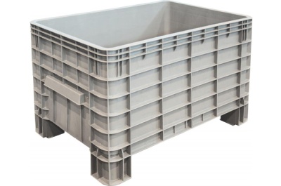 Контейнер D-Box 1065 S (670) 1000x640x670 мм сплошной серый. Изображение №1