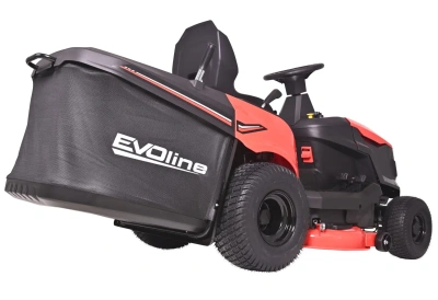 Газонокосилка с сиденьем (трактор) EVOline TRG 98 CH (96 см, 13 л.с., гидростатическая трансмиссия Loncin, травосборник 245 л). Изображение №8
