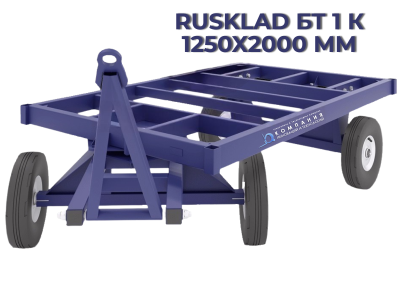 Тележка большегрузная каркасная БТ 1 К 1250x2000 мм (г/п 3000 кг). Изображение №2