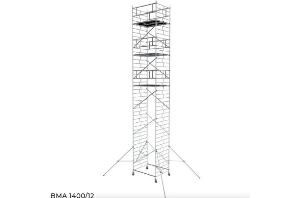 Фото алюминиевая вышка тура megal вма 1400/12 на сайте www.kiit.ru в интернет-каталоге КИИТ ☎ +7(800) 707-07-45