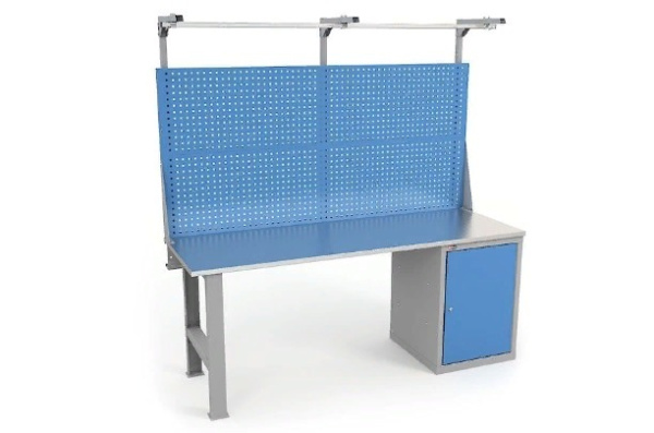 Фото верстак диком вл-200-03 с экраном вл-200-э4 на сайте www.kiit.ru в интернет-каталоге КИИТ ☎ +7(800) 707-07-45