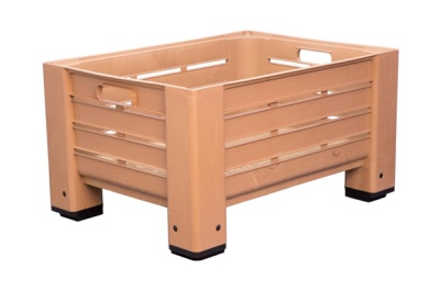 Пластиковый контейнер WOOD EFFECT 800Х600Х410 мм. Изображение №1