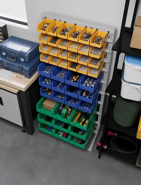 Фото стойка с ящиками для метизов стелла-техник а1-11-01-00 на сайте www.kiit.ru в интернет-каталоге КИИТ ☎ +7(800) 707-07-45 Изображение №2