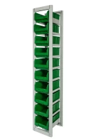 Фото стеллаж стелла-техник ср-3 с ящиками 30 шт. на сайте www.kiit.ru в интернет-каталоге КИИТ ☎ +7(800) 707-07-45 Изображение №11