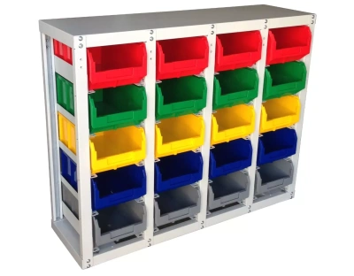 Метизный стеллаж с лотками 20 шт. Стелла-техник V3-20. Изображение №2