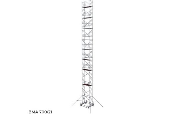 Фото вышка модульная алюминиевая megal - вма 700/21 на сайте www.kiit.ru в интернет-каталоге КИИТ ☎ +7(800) 707-07-45