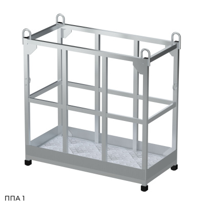 Площадка подвесная алюминиевая MEGAL ППА-1 (160 кг, размер площадки 1,25х0,6 м). Изображение №2