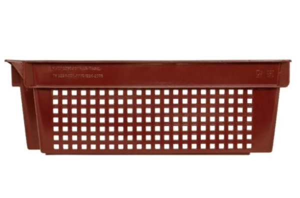 Фото ящик усиленный п/э 600х400х200 красный на сайте www.kiit.ru в интернет-каталоге КИИТ ☎ +7(800) 707-07-45