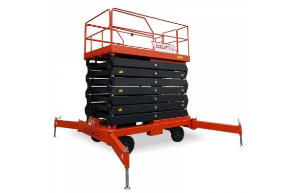 Фото ножничный подъемник qx-030-130 oxlift 300 кг 13 м на сайте www.kiit.ru в интернет-каталоге КИИТ ☎ +7(800) 707-07-45