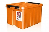 Оранжевый ящик Rox Box 4,5 литра с крышкой и клипсами 