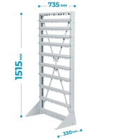 Фото стойка с ящиками для метизов стелла-техник а1-11-00-01 на сайте www.kiit.ru в интернет-каталоге КИИТ ☎ +7(800) 707-07-45 Изображение №3