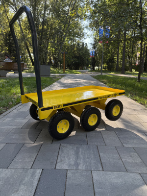 Ручная платформенная тележка Walzmatic 600: разворот на месте, нагрузка до 400 кг. Изображение №11