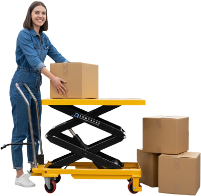 Передвижной подъемный стол XILIN SPS800 (800 кг, высота подъема 1025 мм, платформа 1220x610 мм). Изображение №2