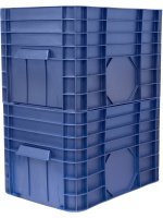 Фото ящик 710х500х455 синий на сайте www.kiit.ru в интернет-каталоге КИИТ ☎ +7(800) 707-07-45 Изображение №2