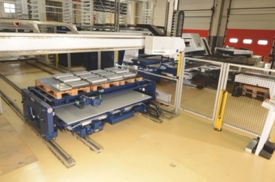 Двойная комплектовочная тележка листового металла. Изображение №1