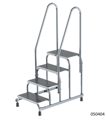  Монтажная подставка MEGAL (тип 1) 4 ступени с двумя поручнями 050404 (2,8 м, 4 ступени, 150 кг). Изображение №2