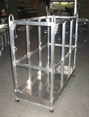 Площадка подвесная алюминиевая MEGAL ППА-1 (160 кг, размер площадки 1,25х0,6 м). Изображение №6