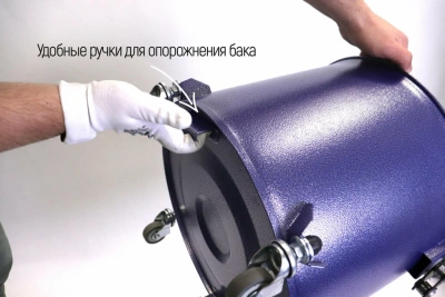 Мощный промышленный пылесос 3,6 кВт, 40 л, поток 552 м³/ч Дастпром ПП-220/40.4-3,6 . Изображение №8