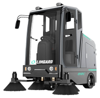 Limgard B10C — это мощная профессиональная подметальная машина с сиденьем для оператора, предназначенная для интенсивной уборки крупных территорий - КИИТ