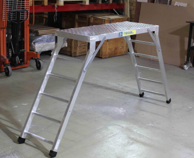 Раскладные алюминиевые подмости Megal ПРА – 0,9 (1,2х0,5). Изображение №11