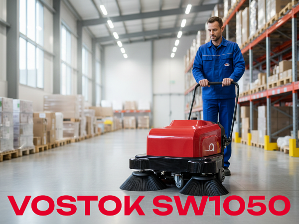 Подметальная машина SW1050: быстрая и эффективная уборка