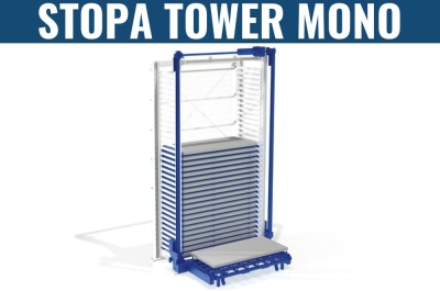 Автоматизированный склад листового металла STOPA TOWER Mono. Изображение №1