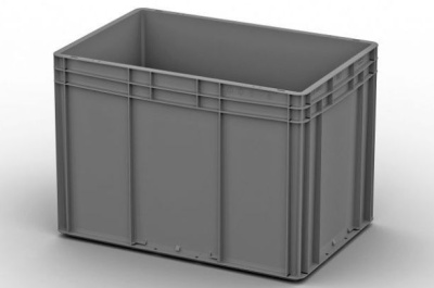 Пластиковый евроконтейнер ЕС-6442 (600x400x420) мм. Изображение №1