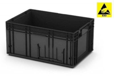 Антистатический пластиковый ящик RL-KLT 6280 (12.505F.65) э/п. Изображение №1