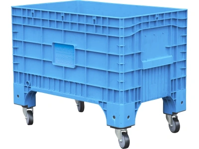 Большой передвижной контейнер на колесах Big Box 1017х636х673 голубой. Изображение №2