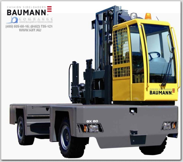 Фото боковой погрузчик baumann gx 50 на сайте www.kiit.ru в интернет-каталоге КИИТ ☎ +7(800) 707-07-45