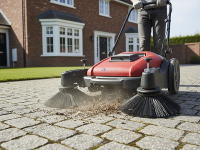 Ручная подметальная машина EVOline SWM 1000 механическая | Ширина уборки 1000 мм. Изображение №4