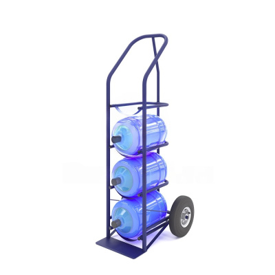 Тележка для перевозки 4-х баллонов с водой ВД 4 1352х560х576 (г/п 95кг). Изображение №4