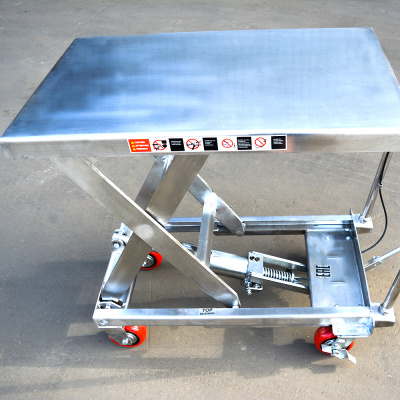 Гидравлический подъемный стол из нержавеющей стали OXLIFT OXF50-STEEL 900 мм 500 кг. Изображение №4