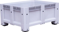 Фото контейнер big box d-box 1210 s (580) 1200x1000x580 мм сплошной на ножках серый на сайте www.kiit.ru в интернет-каталоге КИИТ ☎ +7(800) 707-07-45