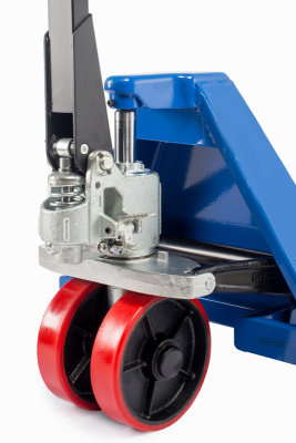 Гидравлическая тележка 2500 кг 1150 мм полиуретановые колеса TOR RHP. Изображение №4