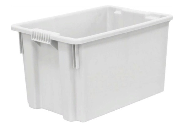 Фото ящик futura 600х400х350 сплошной белый морозостойкий на сайте www.kiit.ru в интернет-каталоге КИИТ ☎ +7(800) 707-07-45