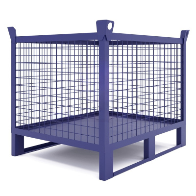 Контейнер сетчатый металлический RUSKLAD КС 3 (800х1000х800 мм). Изображение №3