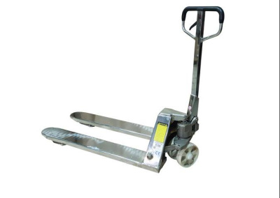 Тележка гидравлическая из нержавеющей стали 2500 кг 1150 мм нейлоновые колеса XILIN BFS. Изображение №1