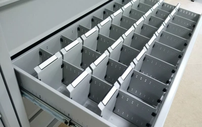 Шкаф картотечный ДиКом КД-516 | 6 выдвижных ящиков, формат А5/А6, нагрузка 50 кг на ящик. Изображение №6