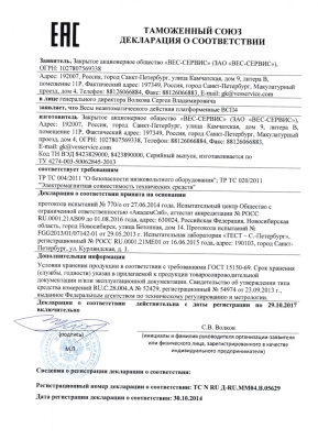 Весы ВСП4-300.2 А9 (1000х1000). Изображение №9