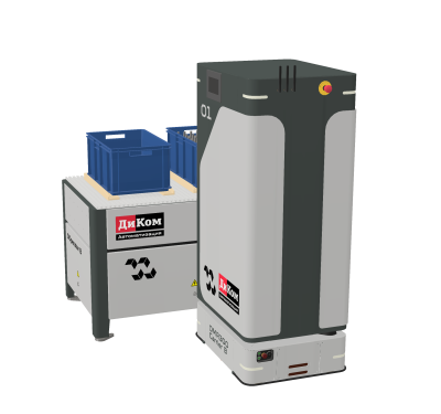 Автономный мобильный робот ДиКом DMR 300 Carrier B. Изображение №12