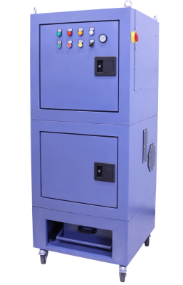 Система промышленного пылеудаления Дастпром ШФ-380.25.1–2.2 (25 л, 2,2 кВт, 380 В, автоматическая пневмоочистка HEPA). Изображение №2