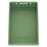 Фото пластиковый ящик для мяса iplast e1 12.421 600х400х120 зеленый на сайте www.kiit.ru в интернет-каталоге КИИТ ☎ +7(800) 707-07-45 Изображение №2