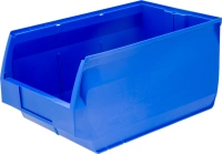 Ящик сплошной 500×310×250 мм, объем 38.75 л., арт.: 5006, синий, код: 10043