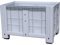 Фото большой пластиковый контейнер sdbox 1208 s (1200x800x800 мм, hdpe, на ножках) на сайте www.kiit.ru в интернет-каталоге КИИТ ☎ +7(800) 707-07-45 Изображение №2
