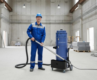 Пылесос для стройки и производства Дастпром ПП-220/40.4-3 | Сбор бетонной пыли, стружки, жидкостей. Изображение №4