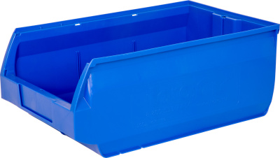 Ящик сплошной 500×310×200 мм, объем 31 л. синий. Изображение №1