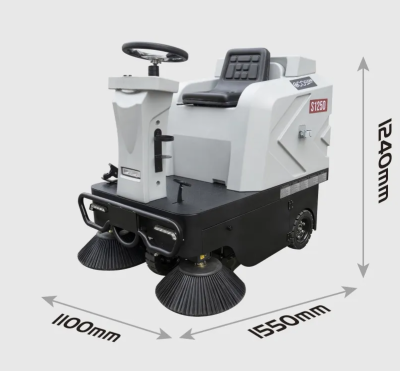 Компактная промышленная подметальная машина Xgroup S1250 (1200 мм, 7500 м²/ч, бункер 80 л). Изображение №7